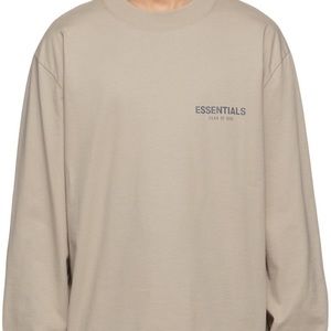 Fear of god essentials long sleeve shirt